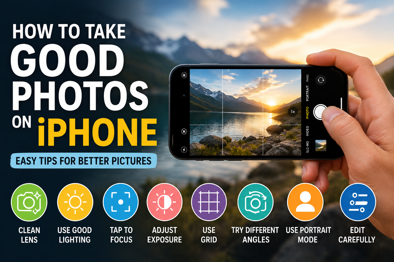 How to Take Good Photos on iPhone: Easy Tips for Better Pictures