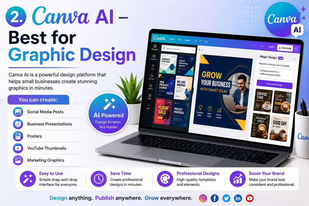 Best AI Tools for Small Business: 10 Top Tools