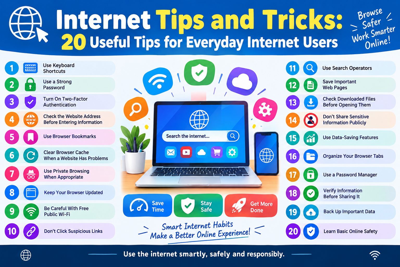 Internet Tips and Tricks: 20 Useful Tips for Everyday Internet Users